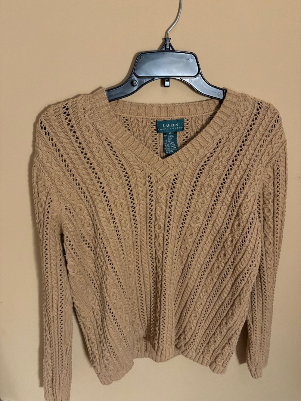Ralph Lauren cable knot sweater